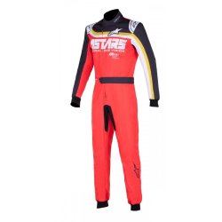 Alpinestars KMX- 9 v2 graph karting kredragt, rd/sort/messingbrun str. 44-60