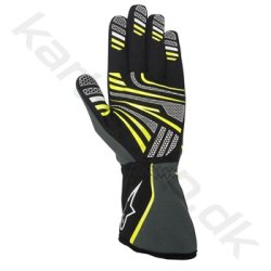 Alpinestars Tech 1-K handske, sort/anthracite/gul fluo, str. M
