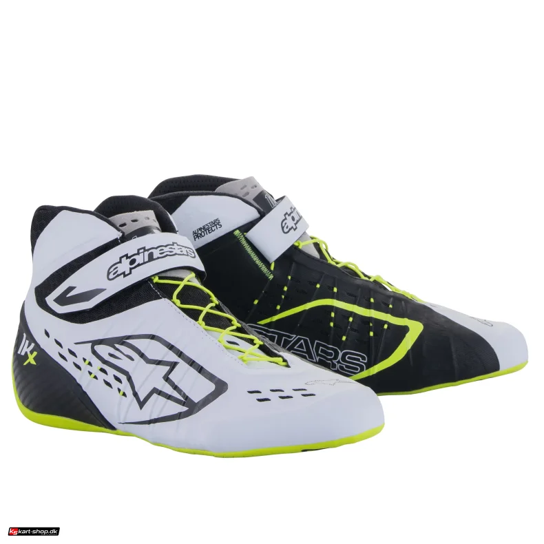 Alpinestars Tech-1 KX sko, sort, hvid, gul fluo, str. 34-47