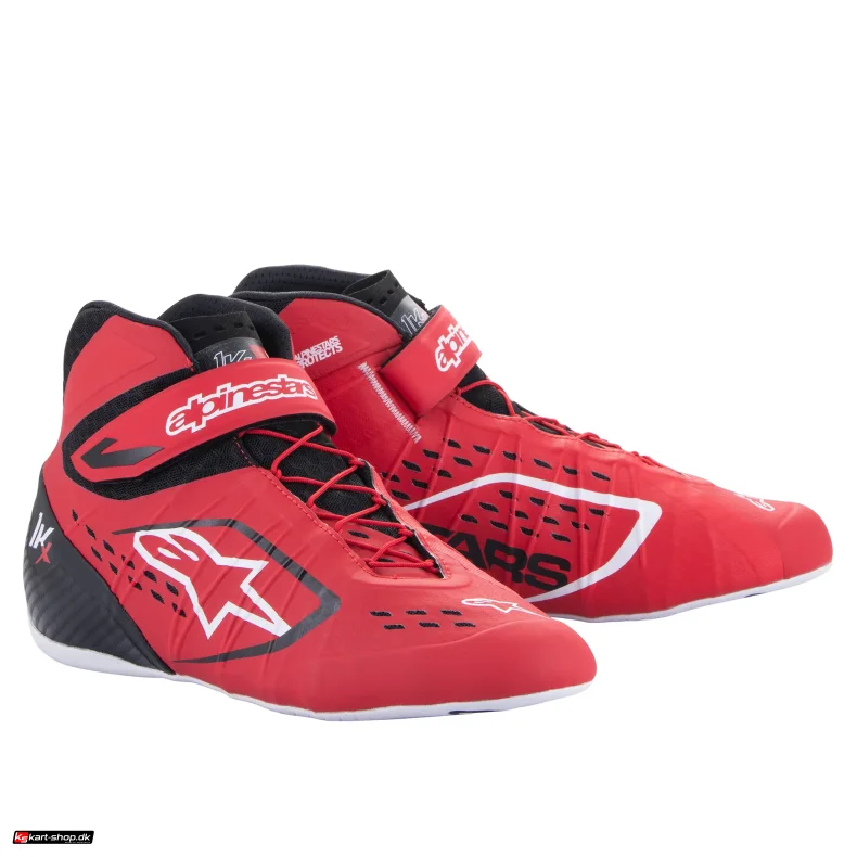 Alpinestars Tech-1 KX sko, rd, sort, hvid, str. 34-47