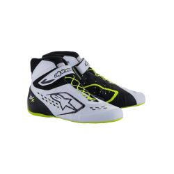 Alpinestars Tech-1 KX sko v3 FIA, sort/hvid/gul fluo, Str. 37 - 47