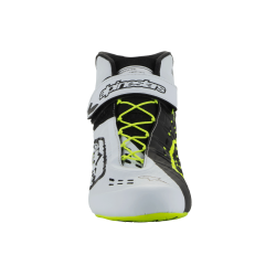 Alpinestars Tech-1 KX sko v3 FIA, sort/hvid/gul fluo, Str. 37 - 47