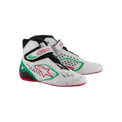 Alpinestars Tech-1 KX sko v3 FIA, hvid/grn/rd, Str. 37 - 47