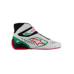 Alpinestars Tech-1 KX sko v3 FIA, hvid/grn/rd, Str. 37 - 47
