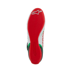 Alpinestars Tech-1 KX sko v3 FIA, hvid/grn/rd, Str. 37 - 47