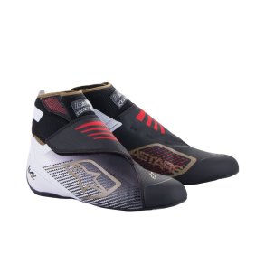 Alpinestars Tech-1 KZ v2 sko, sort, hvid og guld, str. 36 - 47