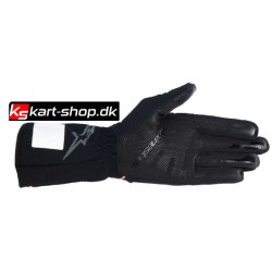 Alpinestars Tech-1 KX v4 handske, sort/orange fluo, Str S - XXL 