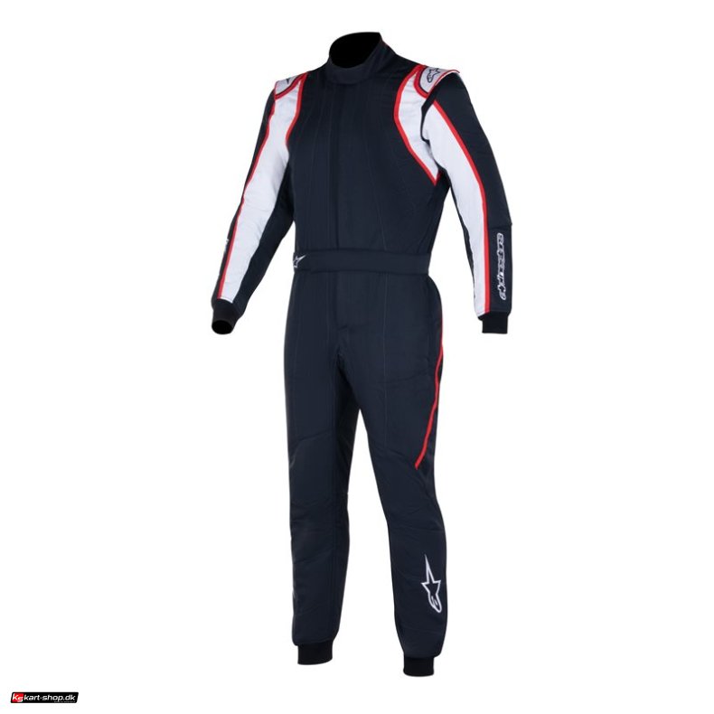 Alpinestars, GP Race v2 kredragt, sort/hvid/rd, str. 44 - 60 