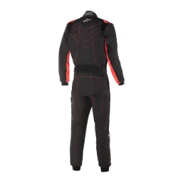 Alpinestars KMX 9 v3 S brne karting kredragt, sort/rd fluo, str. 120 - 150