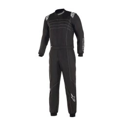 Alpinestars KMX 9 v3 karting kredragt, sort/hvid str. 40-60