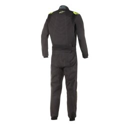 Alpinestars KMX 9 v3 karting kredragt, sort/gul fluo str. 40-60