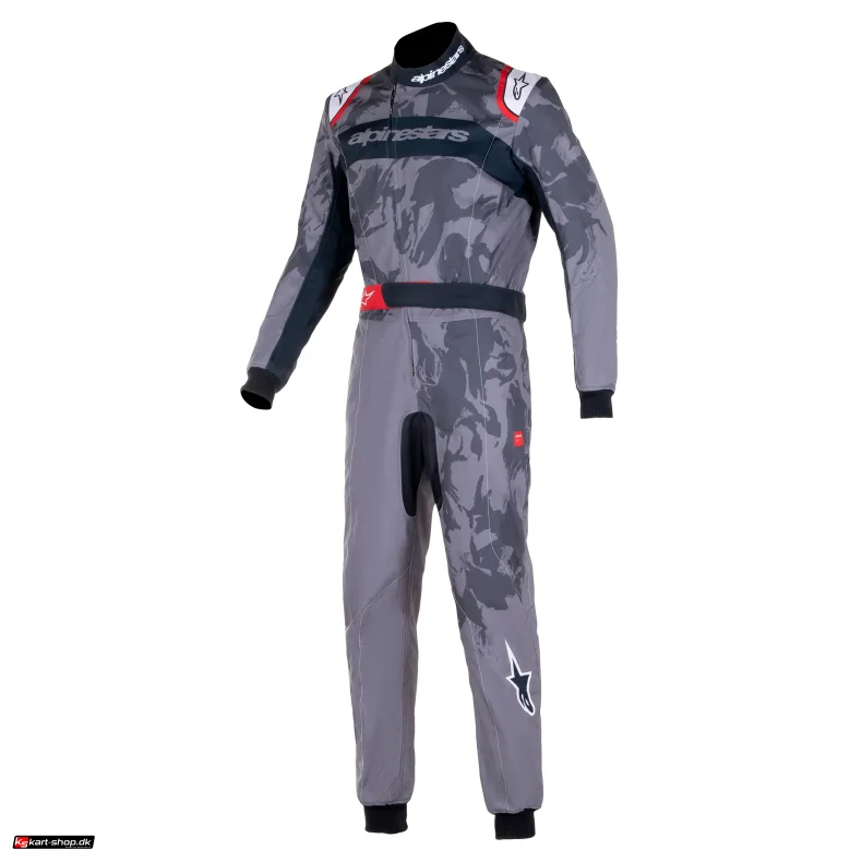 Alpinestars KMX- 9 v2 graph karting kredragt, mrkegr/sort, str. 44-60