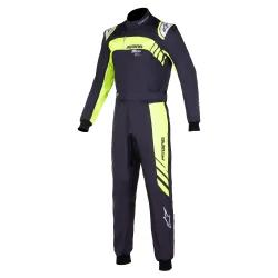 Alpinestars KMX- 9 v2 graph 3 karting kredragt, sort/gul fluo str. 44-60