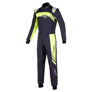 Alpinestars KMX- 9 v2 graph 3 karting kredragt, sort/gul fluo str. 44-60