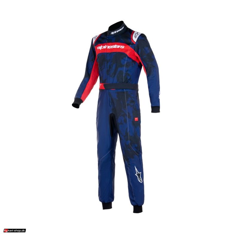 Alpinestars KMX 9 v3 graph 5 brne karting kredragt, marinebl/rd, str. 120 - 150