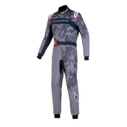 Alpinestars KMX 9 v3 graph 5 karting kredragt, mrkegr/sort, str. 40 - 60