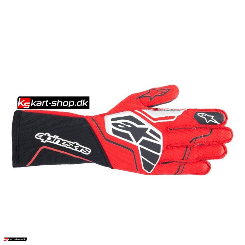 Alpinestars Tech-1 ZX v4 handske, sort og rd, str. S - XXL