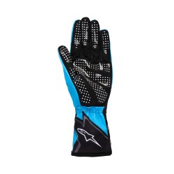 Alpinestars Tech-1 K Race v2 graph handske, cyan/sort/hvid, str. S-XXL