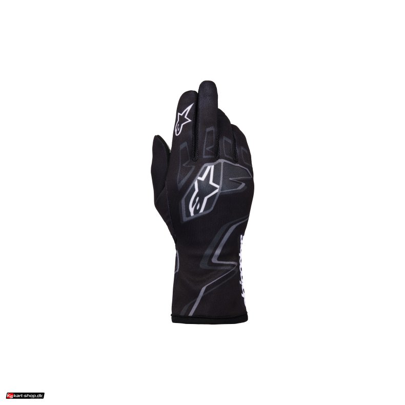 Alpinestars Tech-1 K Race S v2 graph brne handske, sort/gr/hvid, str. S-XL