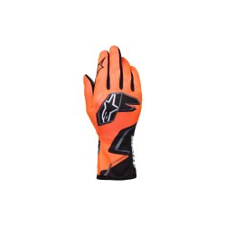 Alpinestars Tech-1 K Race S v2 graph brne handske, orange fluo/sort/hvid, str. S-XL