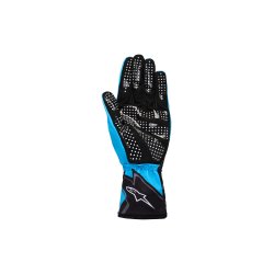 Alpinestars Tech-1 K Race S v2 graph brne handske, cyan/sort/hvid, str. S-XL