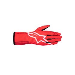 Alpinestars Tech-1 K Race v2 Pure handske, rd/hvid/bordeaux, str. S - XXL