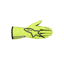 Alpinestars Tech-1 K Race v2 S Pure brne handske, gul fluo/gr/mrk slv, str. S - XL