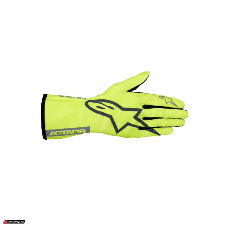 Alpinestars Tech-1 K Race v2 Pure handske, gul fluo/gr/mrk slv, str. S - XXL
