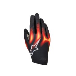 Alpinestars graphic 3 SIM handsker, sort/rd/varm gul , str. XS-XL