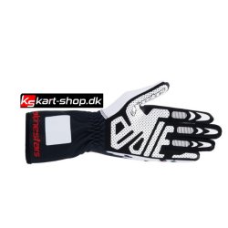 Alpinestars Tech-1 K v3 handske, sort/hvid/rd, Str S - XXL 
