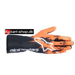 Alpinestars Tech-1 K v3 handske, sort/orange, Str S - XXL 
