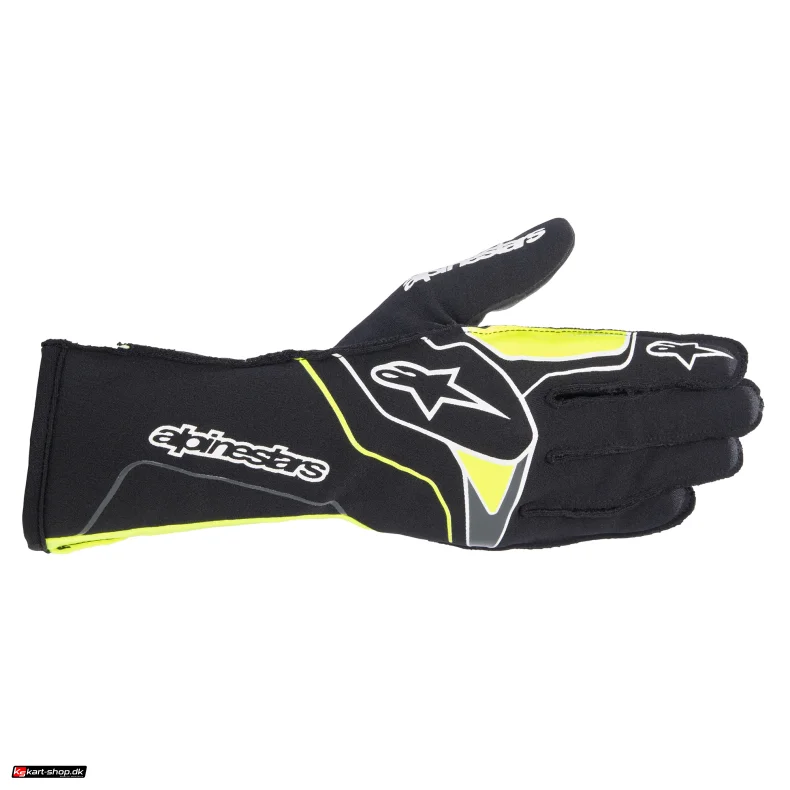 Alpinestars Tech-1 KX v3 handske, sort/gul fluo, Str. S-XXL