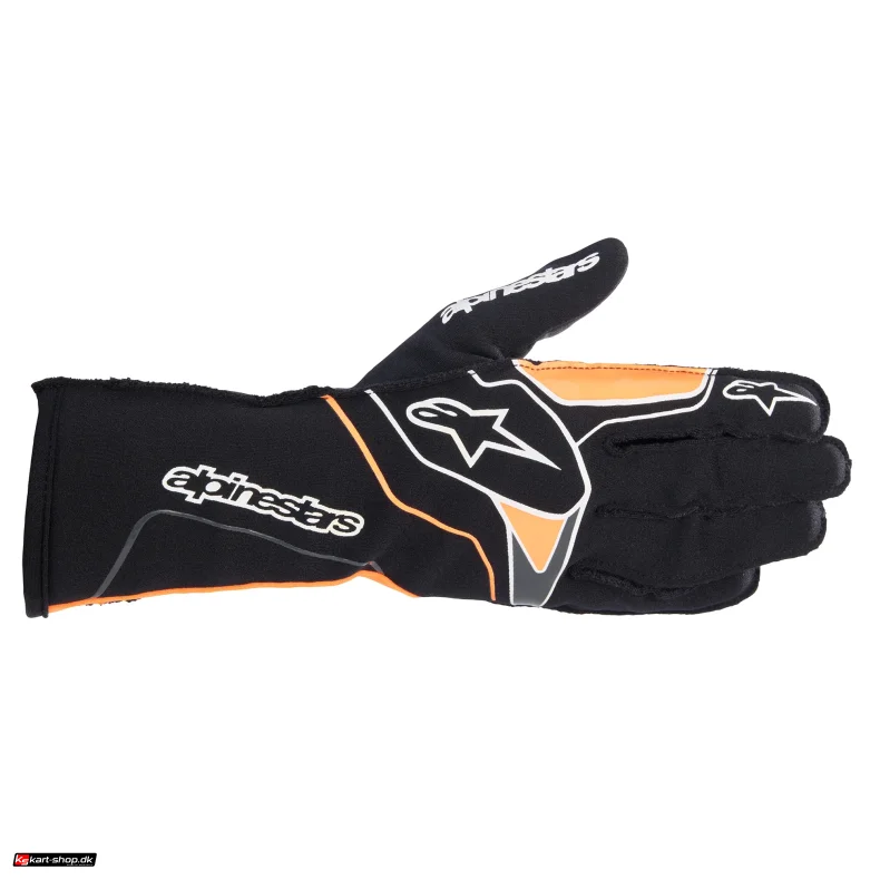 Alpinestars Tech-1 KX v3 handske, sort/orange fluo, Str. S-XXL