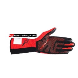 Alpinestars Tech-1 KX v4 handske, sort/rd, Str S - XXL 