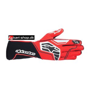 Alpinestars Tech-1 KX v4 handske, sort/rd, Str S - XXL 