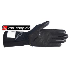 Alpinestars Tech-1 KX v4 handske, gr/sort/gul fluo, Str S - XXL 