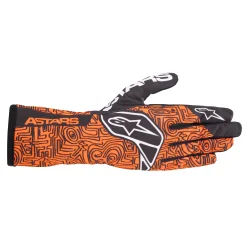 Alpinestars Tech-1 K Race v2 VERTICAL handske, orange fluo, Str. S-XL