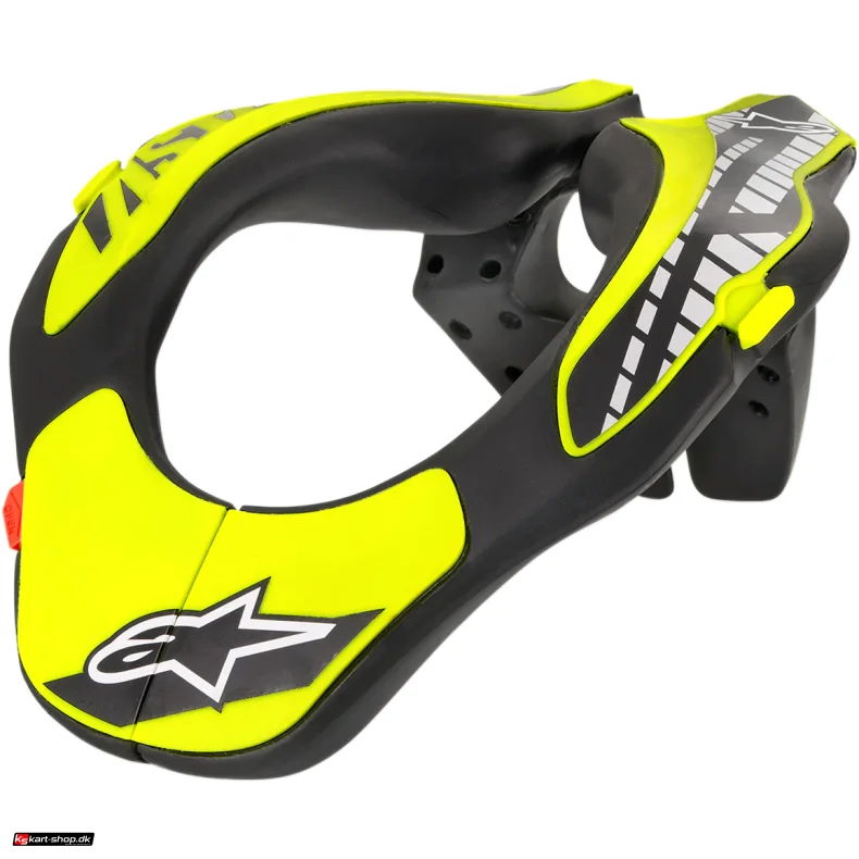 Alpinestars Youth beskyttelse for nakken, sort/gul, One size