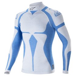 Alpinestars ZX EVO v2 Top, hvid/bl, str. XS-2XL