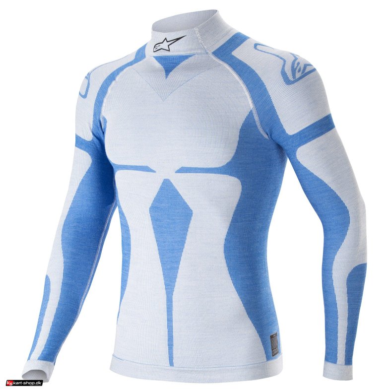 Alpinestars ZX EVO v2 Top, hvid/bl, str. XS-2XL