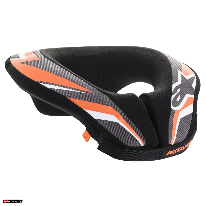 Alpinestars Sequence Youth nakke beskyttelse, sort/antrasit/orange