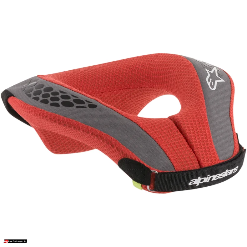 Alpinestars Sequence Youth nakke beskyttelse, rd/sort