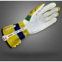 Minus 273 AYRTON SENNA karting handsker, gul,  str. 3XS - XL