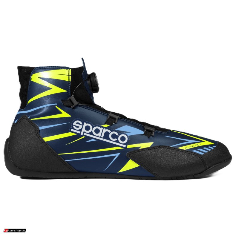 Sparco K-Rapid rotor sko, bl/gul, str. 37 - 48