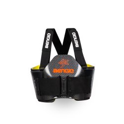 Bengio AB7 Lady ribbensbeskytter, sort/orange fluo, str. XS - XL