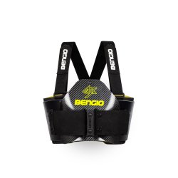 Bengio AB7 Lady ribbensbeskytter, sort/gul fluo, str. XXS - XXL 