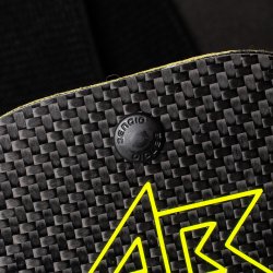 Bengio AB7 Lady ribbensbeskytter, sort/orange fluo, str. XS - XL