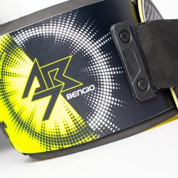 Bengio AB7 ribbensbeskytter, sort/gul fluo, str. XXS - XXL 