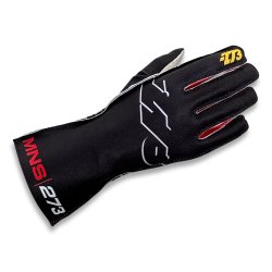 Minus 273 MNS-1 karting handsker, sort/rd, str. 3XS - XL