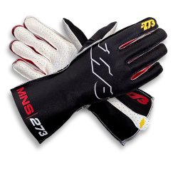 Minus 273 MNS-1 karting handsker, sort/rd, str. 3XS - XL